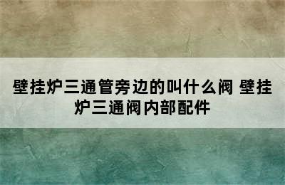 壁挂炉三通管旁边的叫什么阀 壁挂炉三通阀内部配件